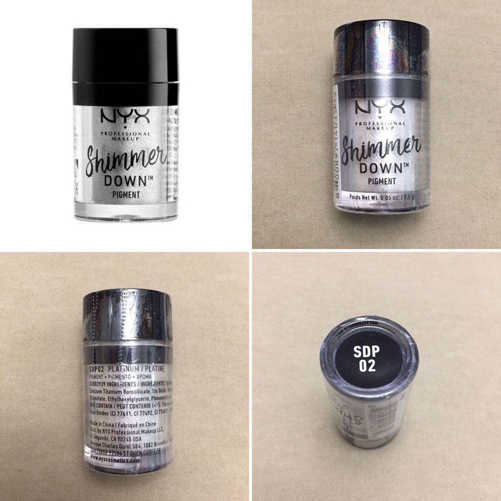 NYX Shimmer Down Pigment - Platinum